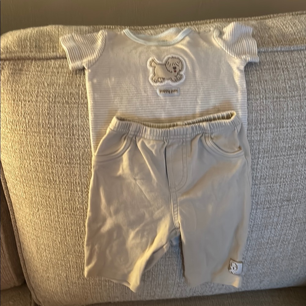 Carter's Cream Matching Set Soft Cotton Comfort